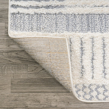 Kerstin Geometric High-low Area Rug